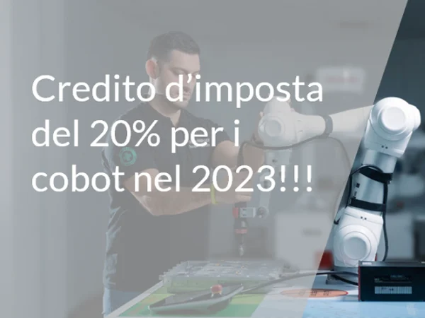 Credito di imposta del 20% per l’acquisto di cobot nel 2023!