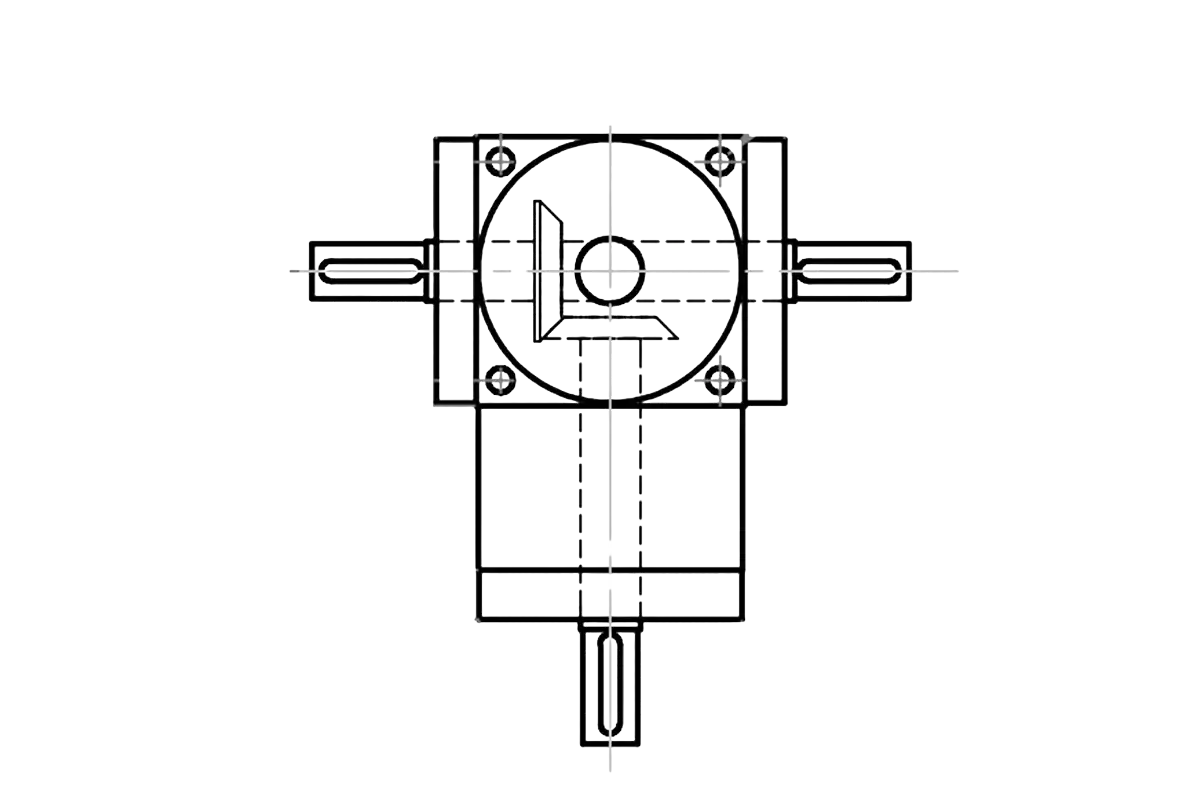 RINVII POWERGEAR MINIATURE CAD, sezione